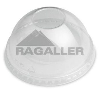 Domdeckel für Trinkbecher US-Clear Cup PET ohne Loch