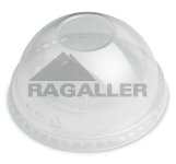 Domdeckel für Trinkbecher US-Clear Cup PET ohne Loch