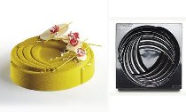 @ Silikon-Matte | -Form | Einzel- | Kuchenform rund mit Relief