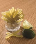 @ Fruchtgelée-Stäbchen/-Streifen Limette