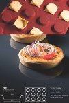 @ Silikon-Matte | -Form | Backmatte gelocht 12 Runde Formen 'Lucky Onion' (60x40cm)