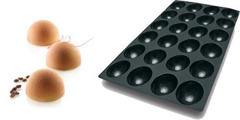 @ Silikon-Matte | -Form 24 Halbkugel (60x40cm)