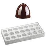 Gießform Praline Design PC37 'Kuppel' (275x135mm)