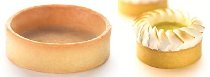 Dessert-Tartelette hell Rund mittel (90 Stk) Butter Mürbteig