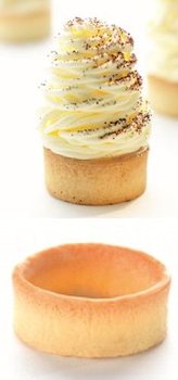Dessert-Tartelette hell Rund klein | mini (210 Stk)