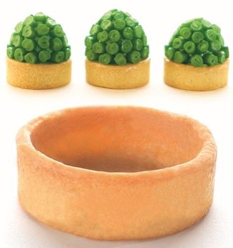 Snack-Tartelette hell Rund klein | mini (210 Stk)