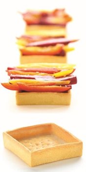 @ Snack-Tartelette hell Viereck | Carré groß (36 Stk)