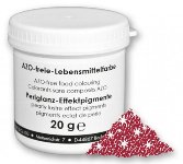 @ Lebensmittelfarbe metallic dunkelrot glänzend