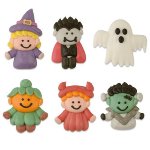 @ Zucker-Dekor Aufleger Halloweenfiguren sortiert (72Stk)