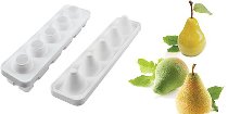 Kit Silikonmatte|-Form 3D 5 Birnen