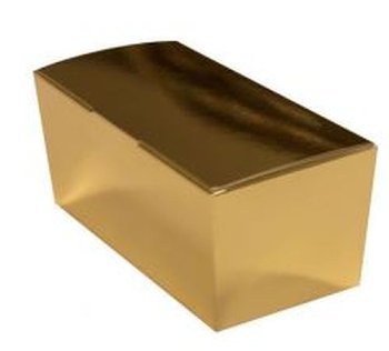 @ Pralinen- | Geschenk-Schachtel rechteckig gold (ca. 250g)