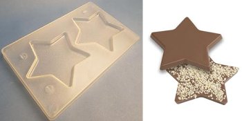 Gießform Tafel | Tafelgießform Stern