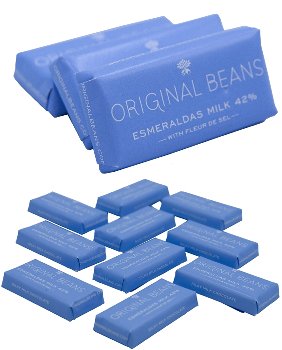 BIO Mini-Tafel-Schokolade 'Napos' milch 'Esmeraldas' 42% (4,5g)