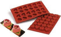 @ Silikon-Matte | -Form 24 Herzen (1/3 GN=17,5x30cm)