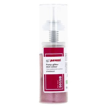 Lebensmittelfarbe zum Sprühen metallic rubinrot 'Pumpflacon' (10g)