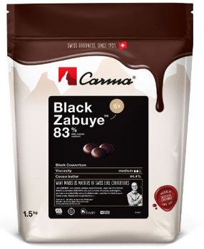 Couverture 'Black Zabuye' 83% schwarz | dunkel | zartbitter, Drops | Chips