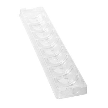 @ Blister-Einlage für Macaron-Stange | -Schachtel 9-er rechteckig transparent