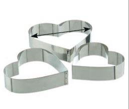 @ Torten- | Tartes- | Dessert-Ring Herz 180/50