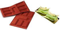 @ Silikon-Matte | -Form 7 eckige Formen | Rechtecke | Finanziers (1/3 GN=17,5x30cm)