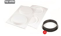 Kit Silikon-Matte |-Form 2 runde Formen | Törtchen | Tartelettes | Florentiner 150/20