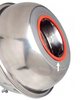 Silikon-Dichtungsring für Dragierkessel Confi Kit