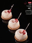 Silikon-Matte | -Form 12 runde Formen mit Loch | Ringe | Donuts | Savarins 'Loop' (30x40cm)