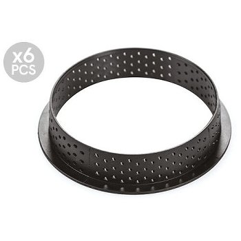 @ Torten- | Tartes- | Dessert-Ring Rund mikrogelocht 80/20 (6 Stk)
