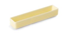 @ Schoko- | Dessert- | Pralinen-Schalen Slim Rechteck groß/flach weiß (84 Stk)