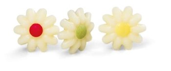 @ Schoko-Dekor Blumen 'Margerite' Mini weiß bunt (176 Stk)