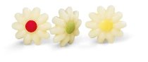 @ Schoko-Dekor Blumen 'Margerite' Mini weiß bunt (176 Stk)
