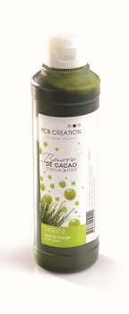 Kakaobutter gefärbt grün (200g)