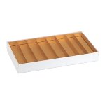 @ Pralinen-Schachtel Rechteck T1 weiß-gold-transparent (ca.200g)