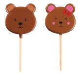 @ Gießform-Blister für Lutscher 'M. et M Teddy' (9 Blister für 45 Stk)