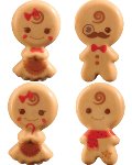 @ Schoko-Dekor Aufleger karamellisiert weiß Lebkuchenmännchen (128 Stk)