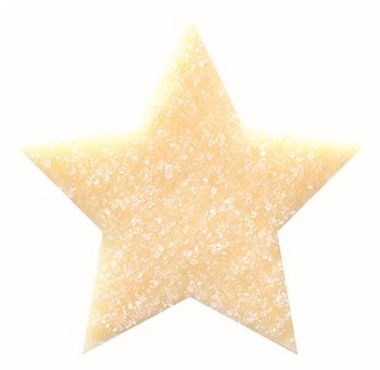 @ Schoko-Dekor Aufleger weiß Sterne kristallisiert (120 Stk)