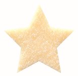 @ Schoko-Dekor Aufleger weiß Sterne kristallisiert (120 Stk)