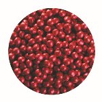 Dekor-Crispkugeln rubinrot (170g)