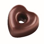 Gießform Praline 'Herz mit Loch' (275x135mm)