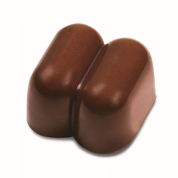 Gießform Praline | Pralinengießform 21 rechteckige Formen | Barren doppelt 'Pop Style'