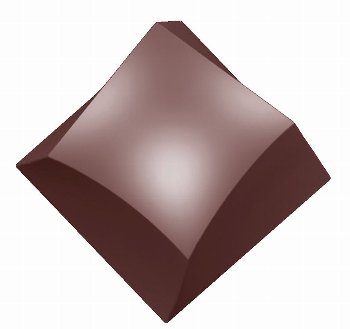 @ Gießform Praline | Pralinengießform 21 quadratische | viereckige Formen asymetriches Design