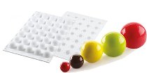 @ Silikon-Matte | -Form 35 runde Formen | Kugeln | Sferen 'Trüffel' 3D