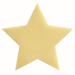 @ Schoko-Dekor Aufleger weiß Sterne (120 Stk)