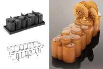 @ Silikon-Matte | -Form | Einzel- | Kuchenform rechteckig 'Coin'