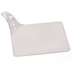 @ Patisserie-Unterlagen transparent quadratisch | viereckig L8xB8cm (250 Stk)