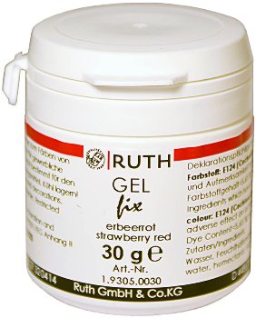 @ Lebensmittelfarbe | Gel-Farbe Erdbeerrot (30g)