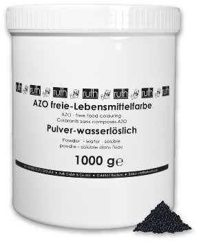 @ Lebensmittelfarbe schwarz (1000g)