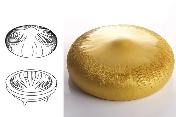 @ Silikon-Matte | -Form | Einzel- | Kuchenform rund Haselnuss-Form 'Gateaux'