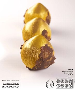 @ Silikon-Matte | -Form 8 Haselnussformen 'Individuel' (1/3GN =17,5x30cm)