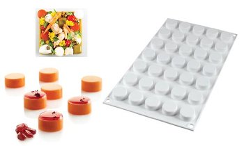 @ Silikon-Matte | -Form 35 runde Formen 'Zylinder'