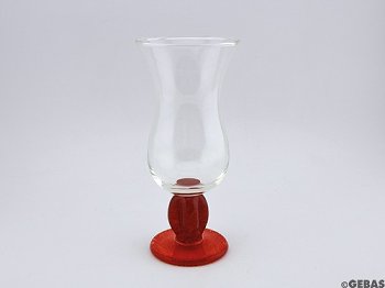 Eisglas Tulipano rot 450 ml